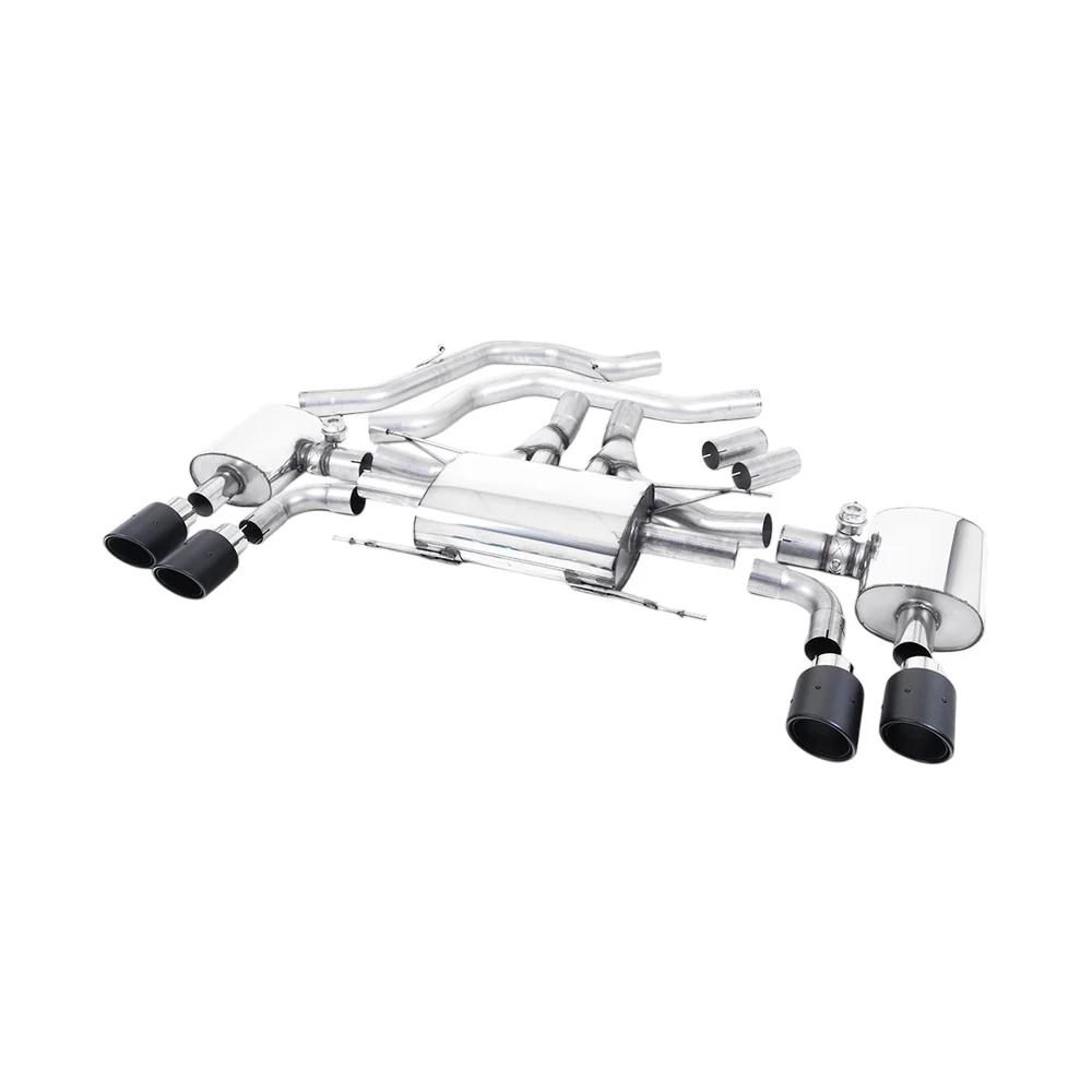 Milltek Front Pipe-back Exhaust Alfa Romeo Giulia Quadrifoglio 2.9 V6 Bi-Turbo (Non OPF/GPF Models) 17-25 - Image 10