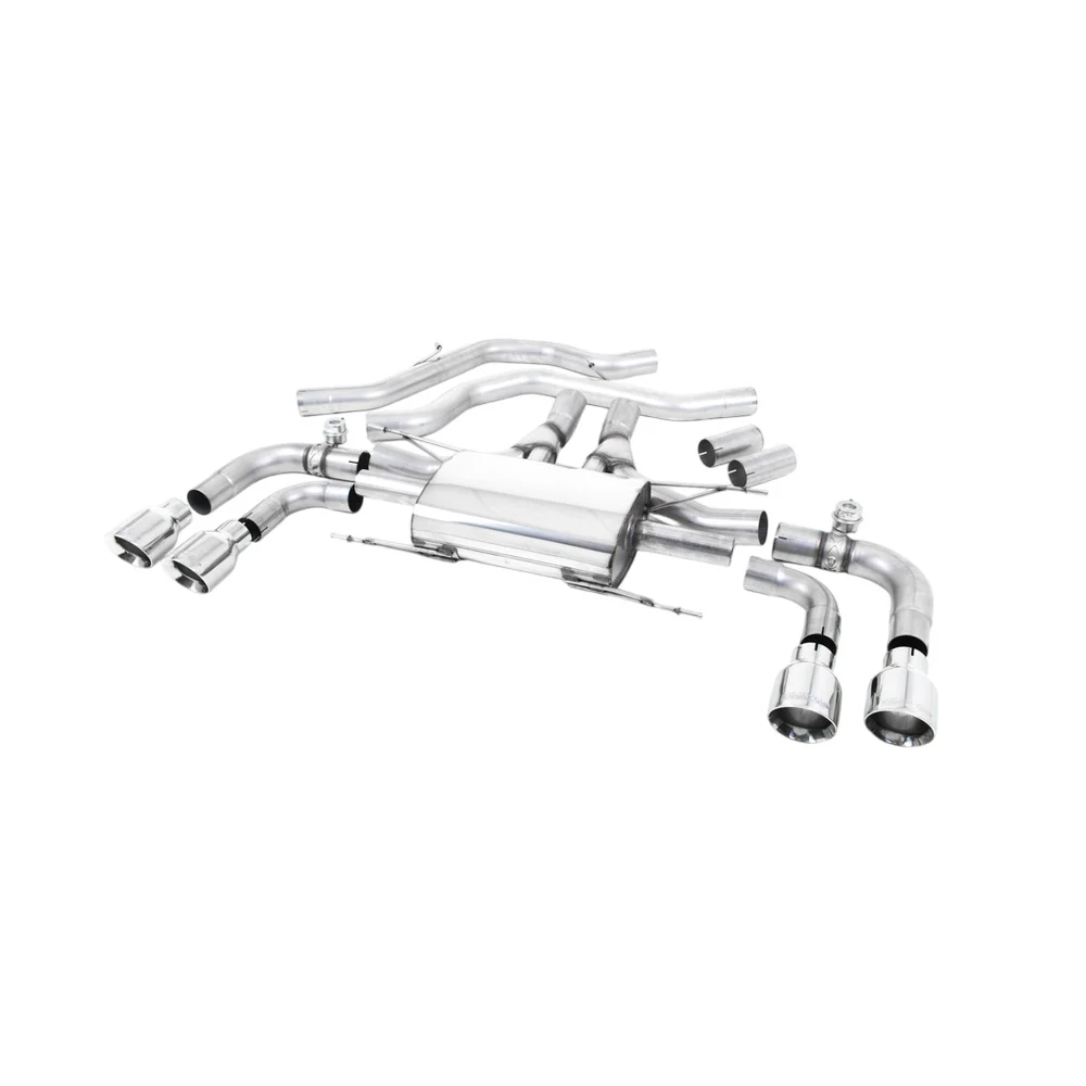 Milltek Front Pipe-back Exhaust Alfa Romeo Giulia Quadrifoglio 2.9 V6 Bi-Turbo (Non OPF/GPF Models) 17-25 - Image 6
