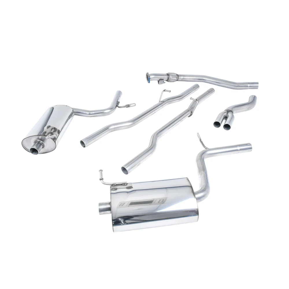 Milltek Cat Back Exhaust Audi A4 1.8T B6 Quattro Cabriolet 01-05 - Image 2