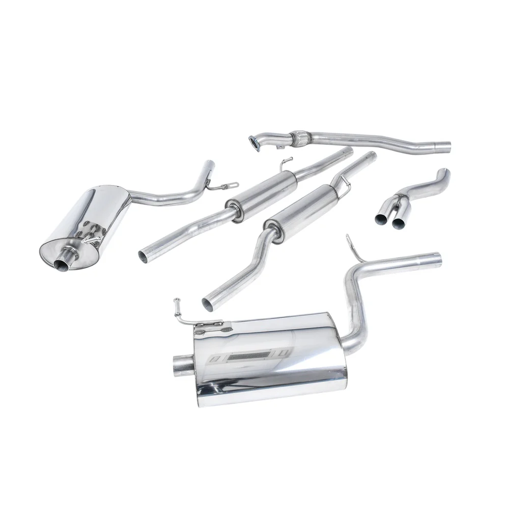Milltek Cat Back Exhaust Audi A4 1.8T B6 Quattro Saloon Avant 190BHP (6-Speed) 03-05 - Image 4