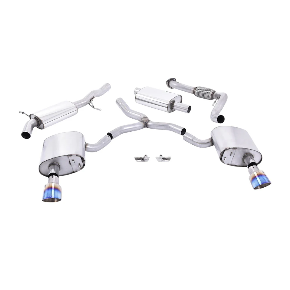 Milltek Cat Back Exhaust Audi A4 2.0 TFSi B9 Quattro Saloon and Avant (Non OPF/GPF Models inc Mild Hybrid and Without Brace Bars) 16-25 - Image 3