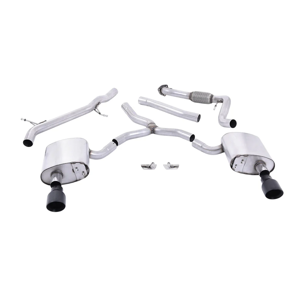 Milltek Cat Back Exhaust Audi A4 2.0 TFSi B9 Quattro Saloon and Avant (Non OPF/GPF Models inc Mild Hybrid and Without Brace Bars) 16-25 - Image 5