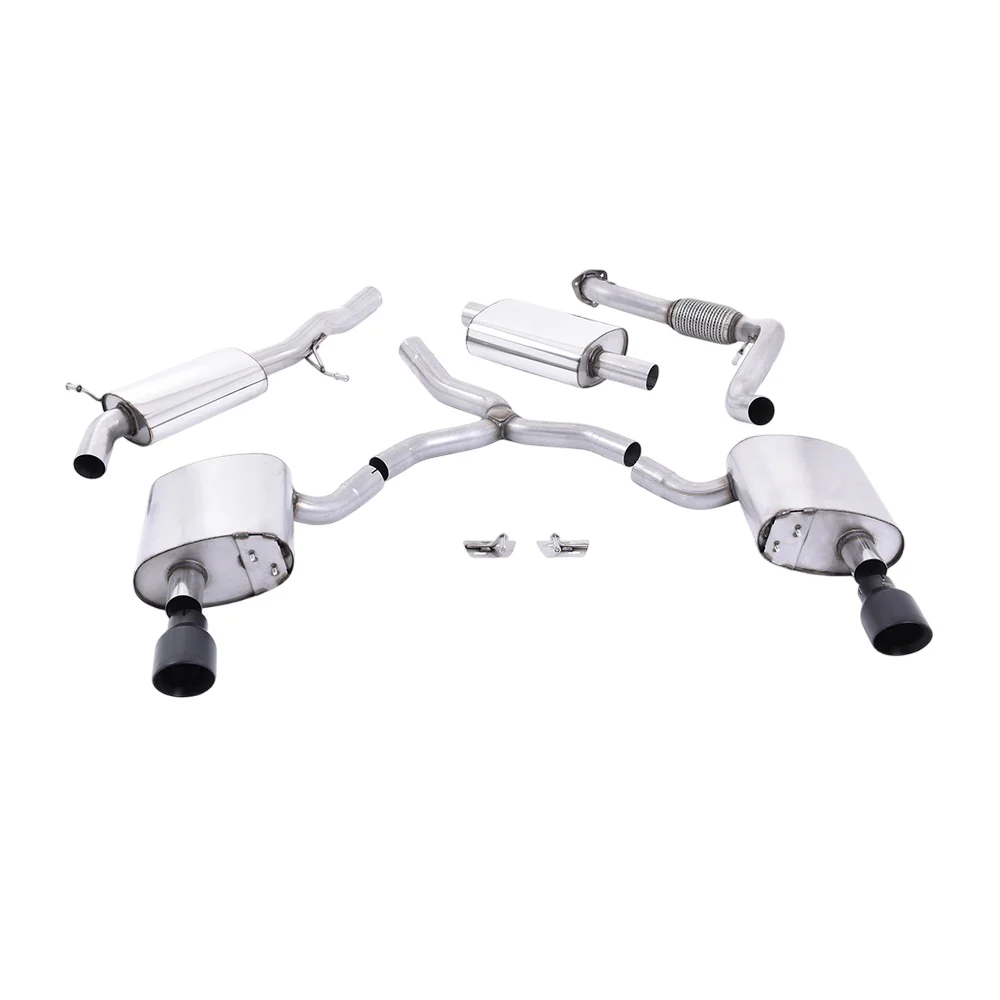 Milltek Cat Back Exhaust Audi A4 2.0 TFSi B9 Quattro Saloon and Avant (Non OPF/GPF Models inc Mild Hybrid and Without Brace Bars) 16-25 - Image 6