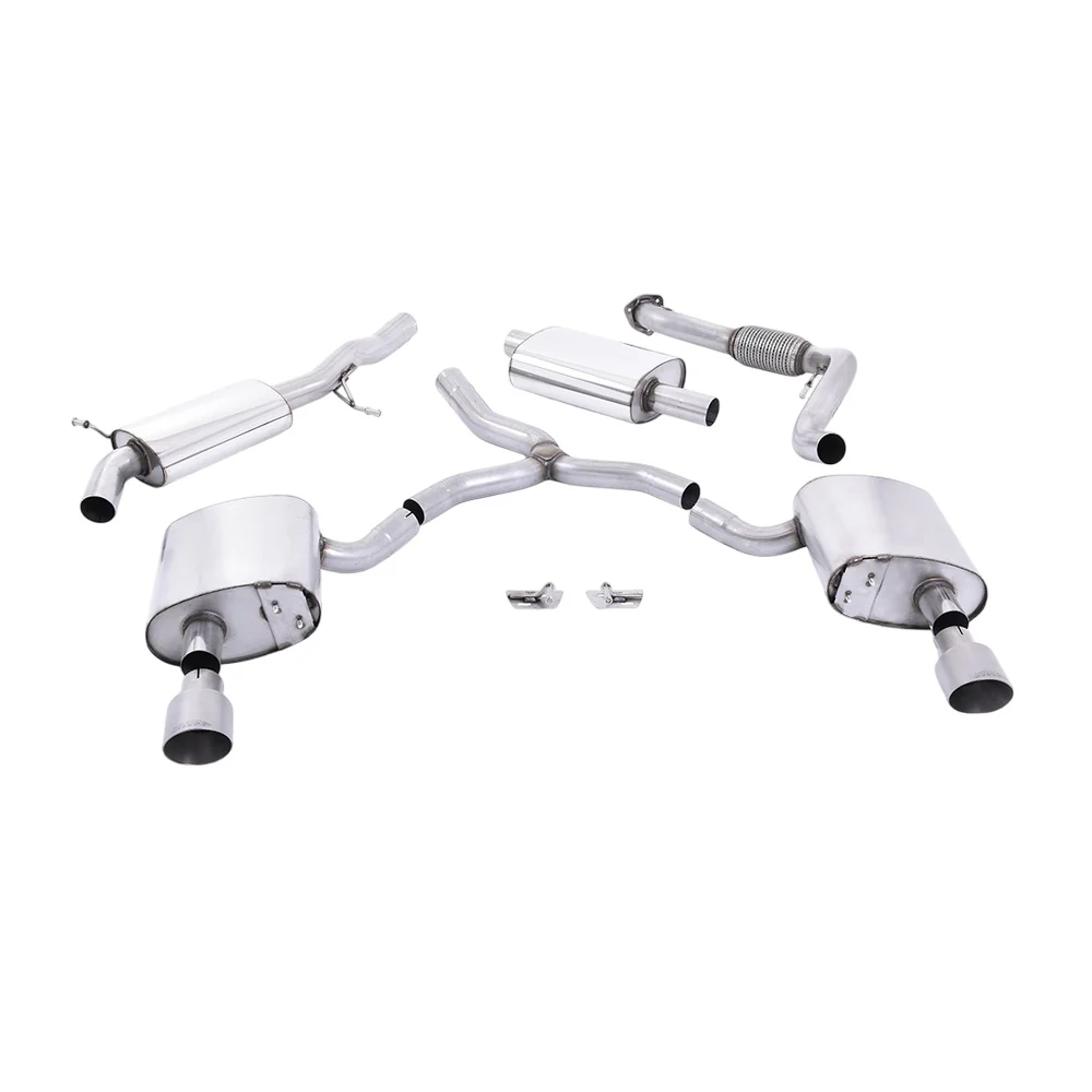 Milltek Cat Back Exhaust Audi A4 2.0 TFSi B9 Quattro Saloon and Avant (Non OPF/GPF Models inc Mild Hybrid and Without Brace Bars) 16-25 - Image 7