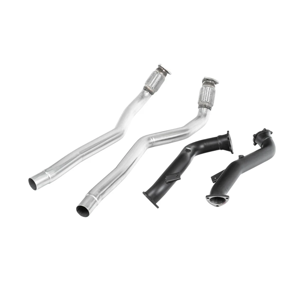 Milltek Large-bore Downpipes and Cat Bypass Pipes Exhaust Audi RS6 C7 4.0 TFSi biturbo Quattro inc Performance Edition 13-18 - Image 2