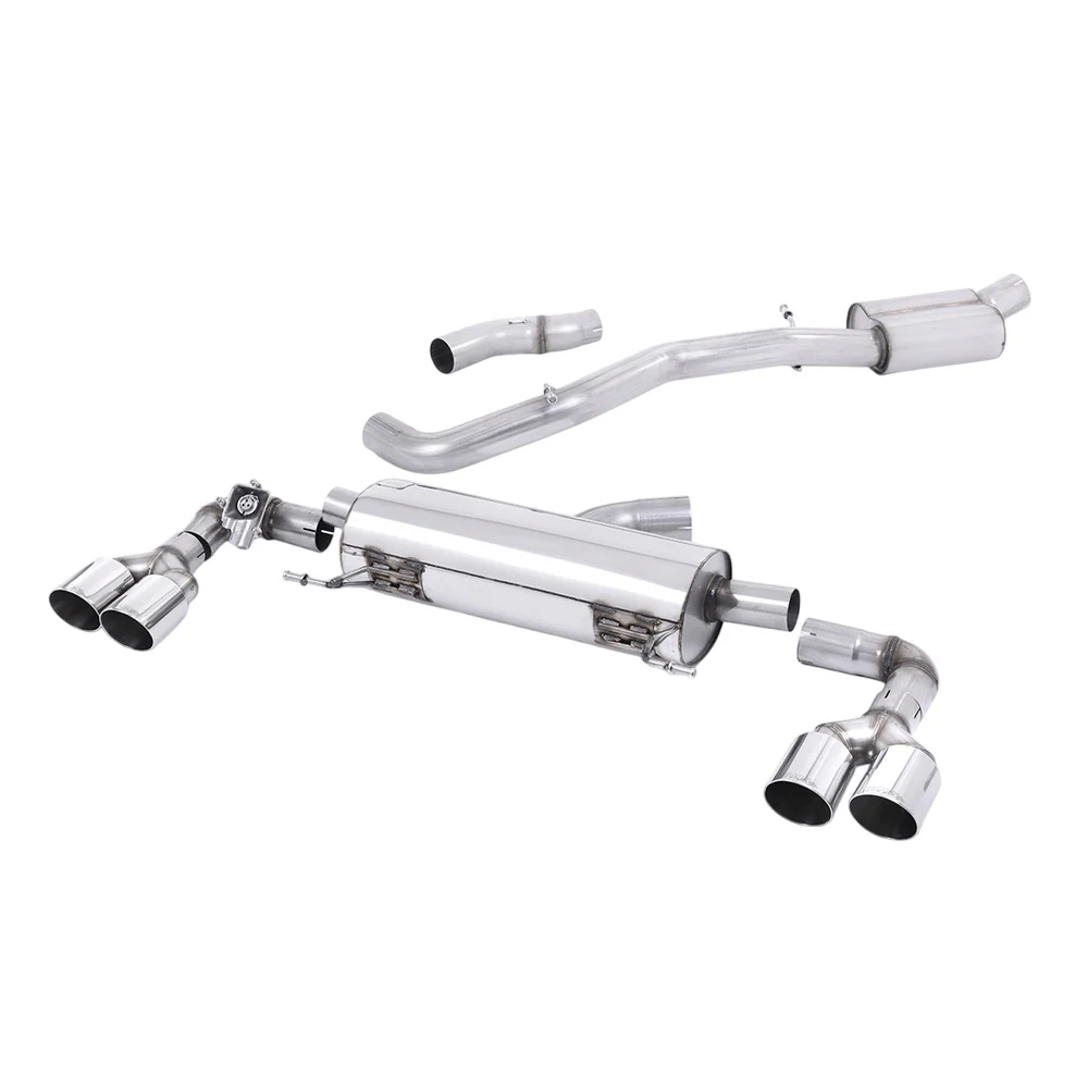 Milltek Cat Back Exhaust Audi S1 2.0 TFSi Quattro 14-18 - Image 5