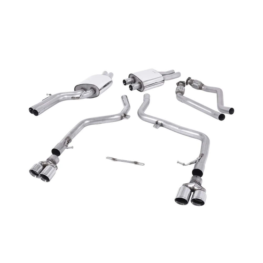 Milltek Cat Back Exhaust Audi S4 3.0 Supercharged V6 B8 09-12 - Image 2