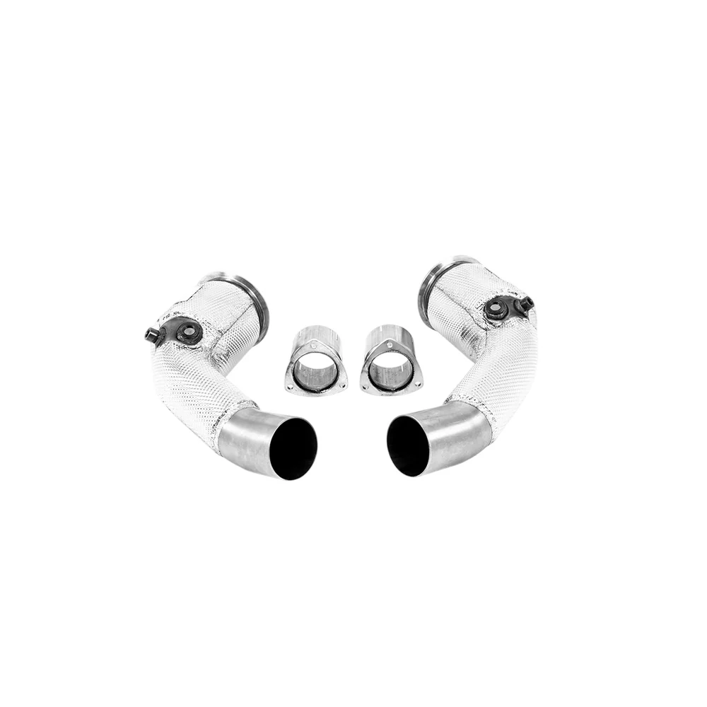 Milltek Large-bore Downpipes and Cat Bypass Pipes Exhaust Audi S8 D5 4.0 TFSi V8 Saloon / Sedan (OPF/GPF UK/Euro Models) 20-25 - Image 2
