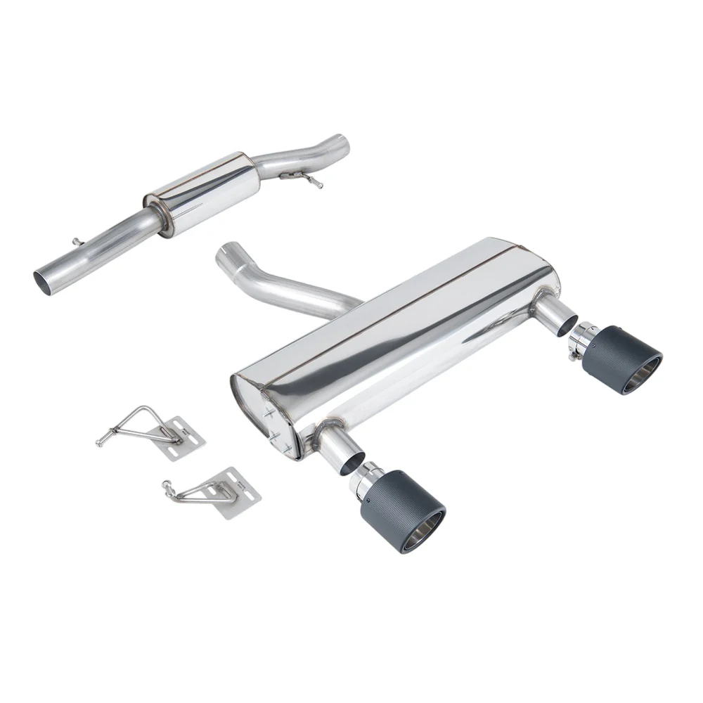 Milltek Cat Back Exhaust Audi TT 3.2 V6 Quattro Coupe and Roadster 03-06 - Image 3