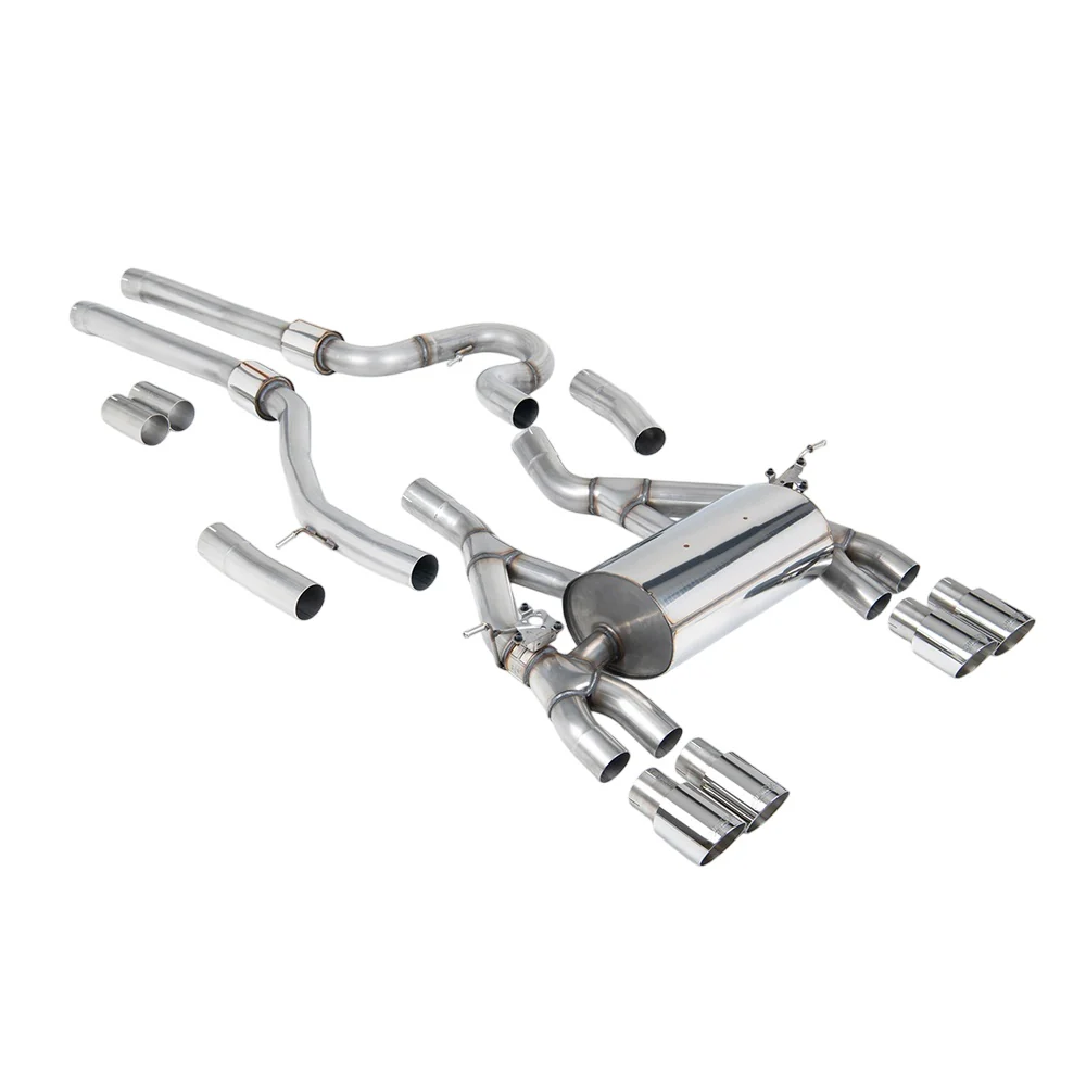 Milltek Cat Back Exhaust BMW 3 Series F80 M3 and M3 Competition Saloon (Non OPF/GPF Models Only) 14-18 - Image 3