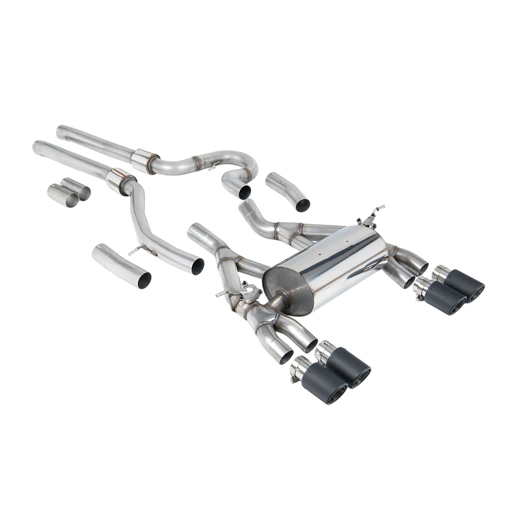 Milltek Cat Back Exhaust BMW 3 Series F80 M3 and M3 Competition Saloon (Non OPF/GPF Models Only) 14-18 - Image 6