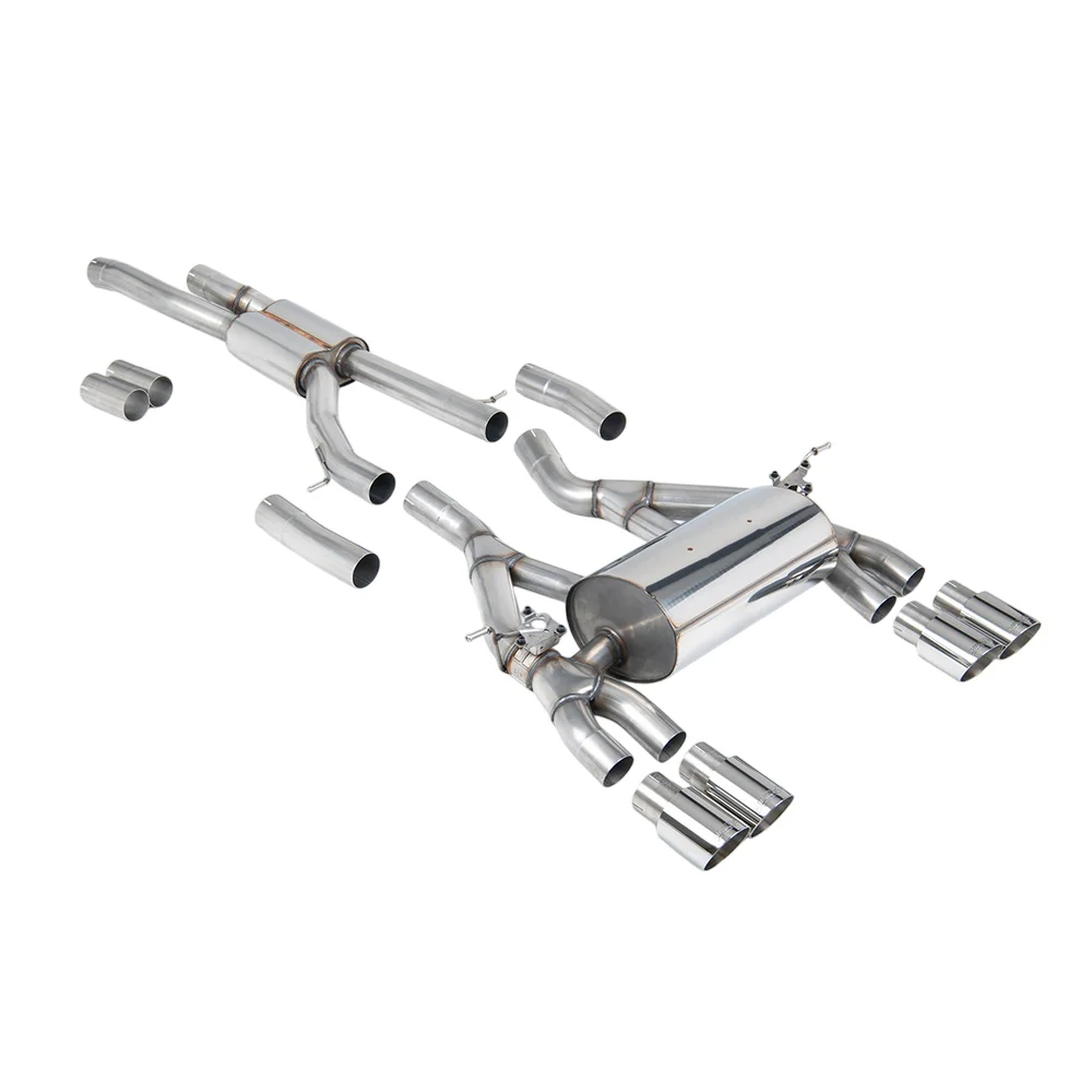 Milltek Cat Back Exhaust BMW 3 Series F80 M3 and M3 Competition Saloon (Non OPF/GPF Models Only) 14-18 - Image 8