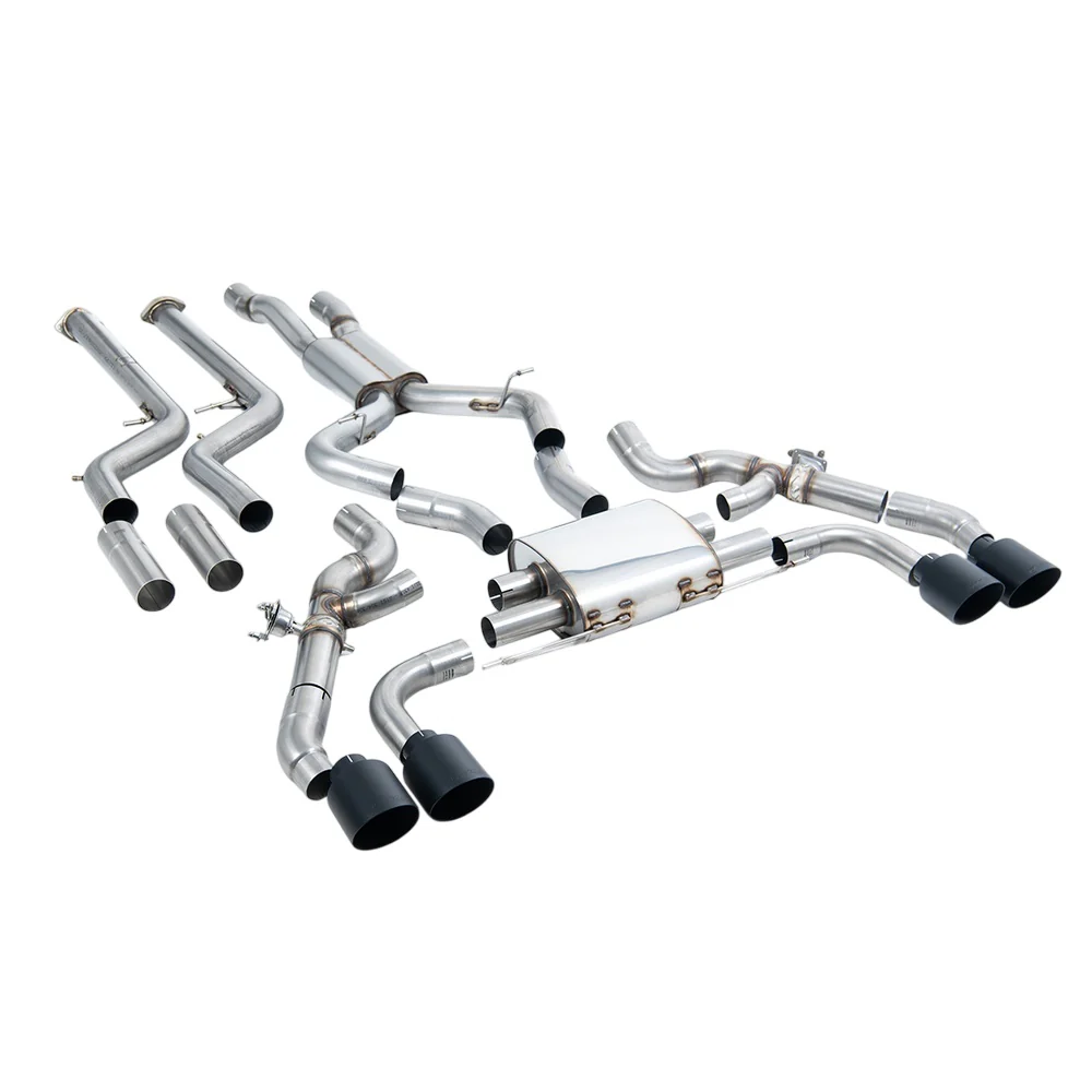 Milltek Downpipe-back Exhaust BMW X4 X4M / X4M Comp (G02) 3.0 (with OPF/GPF S58 Engine LCI only) 22-25 - Image 2
