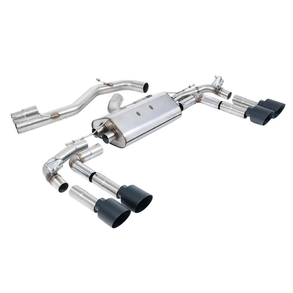 Milltek Cat Back Exhaust Audi S3 2.0 TFSi Quattro Saloon / Sedan 310PS 8Y (North American / Non-OPF Models Only) 22-25 - Image 9
