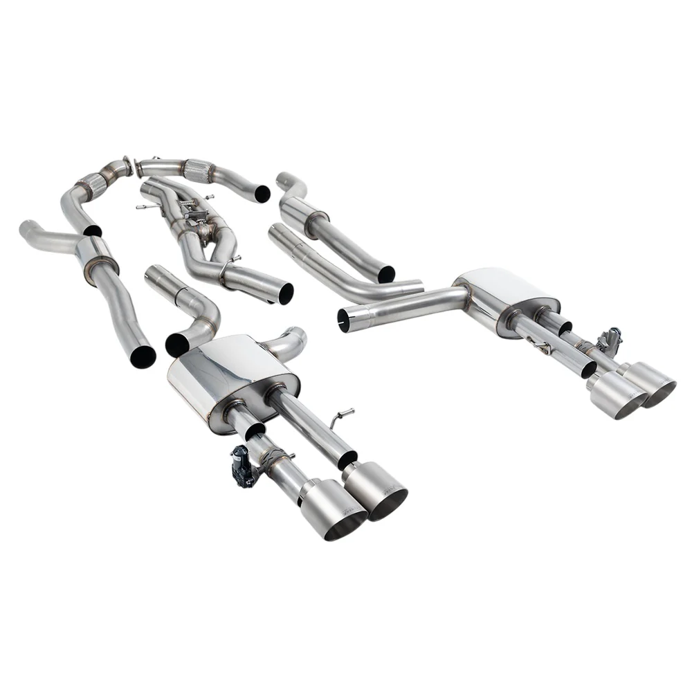 Milltek Cat Back Exhaust Audi S8 D5 4.0 TFSi V8 Saloon / Sedan Long Wheel Base (Non OPF/GPF US/ROW Models) 20-25 - Image 2