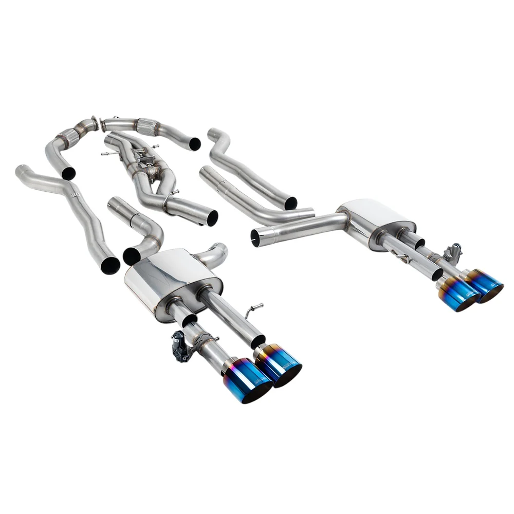 Milltek Cat Back Exhaust Audi S8 D5 4.0 TFSi V8 Saloon / Sedan Long Wheel Base (Non OPF/GPF US/ROW Models) 20-25 - Image 4