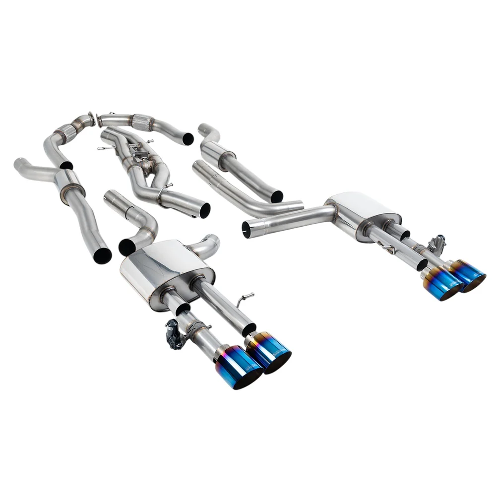 Milltek Cat Back Exhaust Audi S8 D5 4.0 TFSi V8 Saloon / Sedan Long Wheel Base (Non OPF/GPF US/ROW Models) 20-25 - Image 6