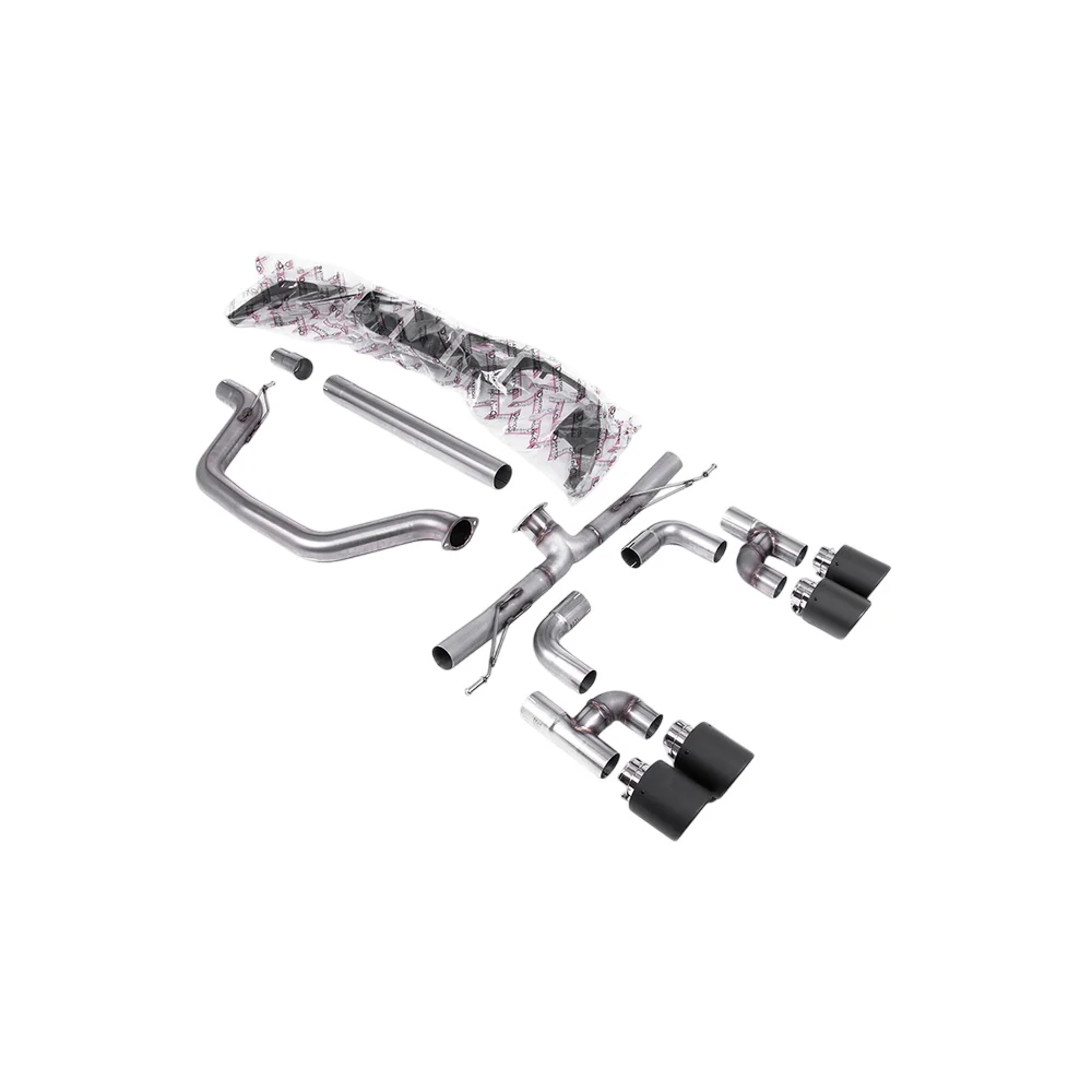 Milltek Cat Back Exhaust Volkswagen Golf Mk8 GTi (Golf R Style Quad Outlet Systems 245ps Non-GPF / North American Models Only) 21-25 - Image 8