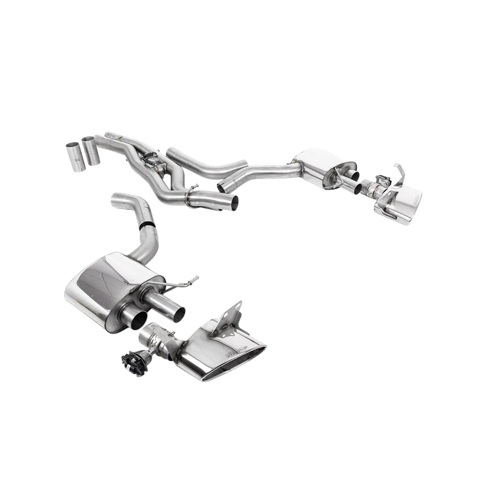 Milltek Front Pipe-back Exhaust Audi RS6 C8 4.0 V8 Bi-Turbo inc Performance Edition (OPF/GPF Models) 19-25 - Image 2