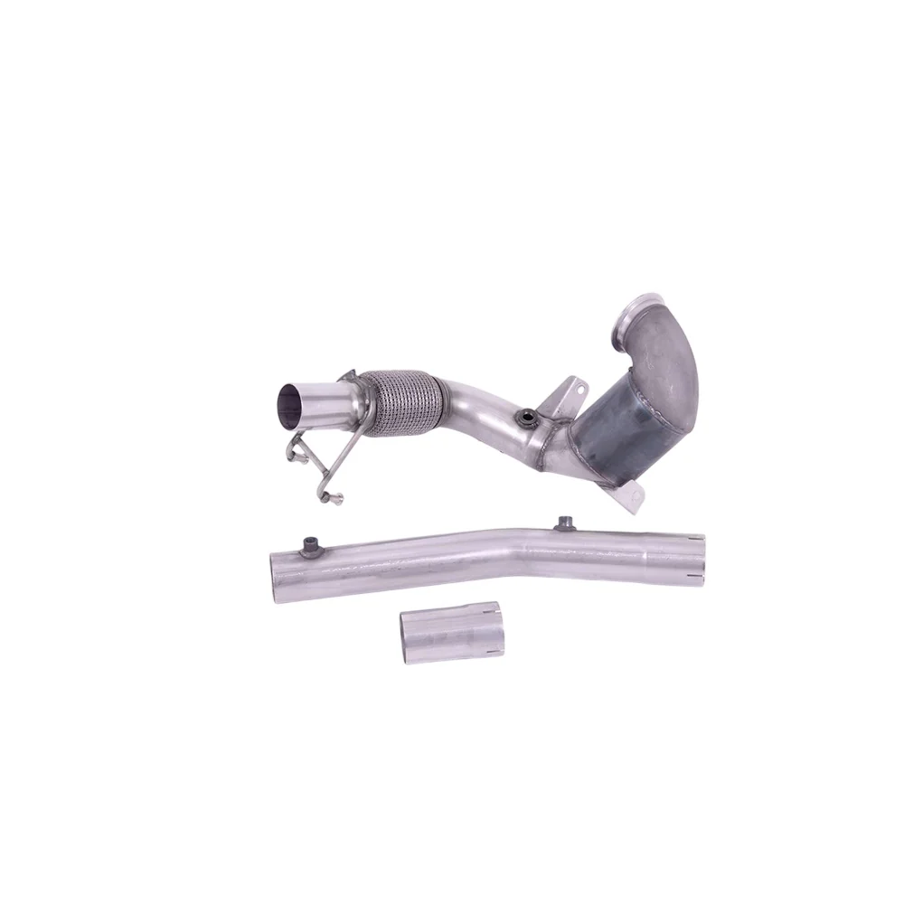 Milltek Hi-Flow Sports Cat and Downpipe Exhaust Volkswagen Polo GTI 2.0 TSI (AW 5-Door inc Facelift Models) GPF/OPF Models Only 19-21 - Image 2