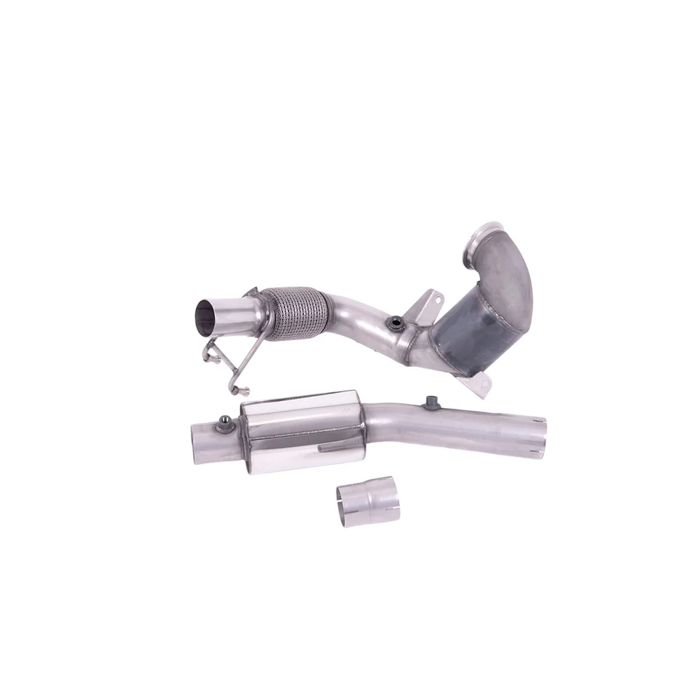 Milltek Hi-Flow Sports Cat and Downpipe Exhaust Volkswagen Polo GTI 2.0 TSI (AW 5-Door inc Facelift Models) GPF/OPF Models Only 19-21 - Image 3