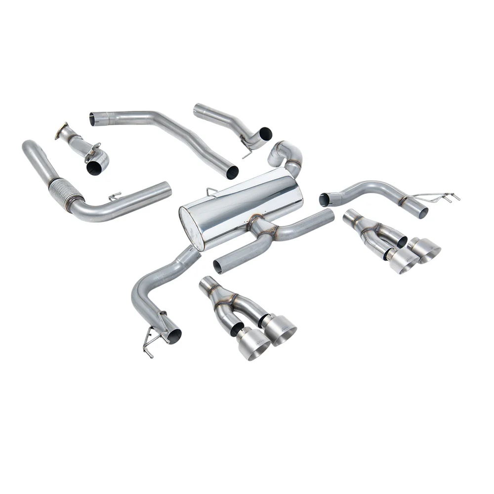 Milltek Cat Back Exhaust Honda / Acura Civic Type R FK2 Turbocharged 2.0 i-VTEC (LHD models only) 15-17 - Image 8