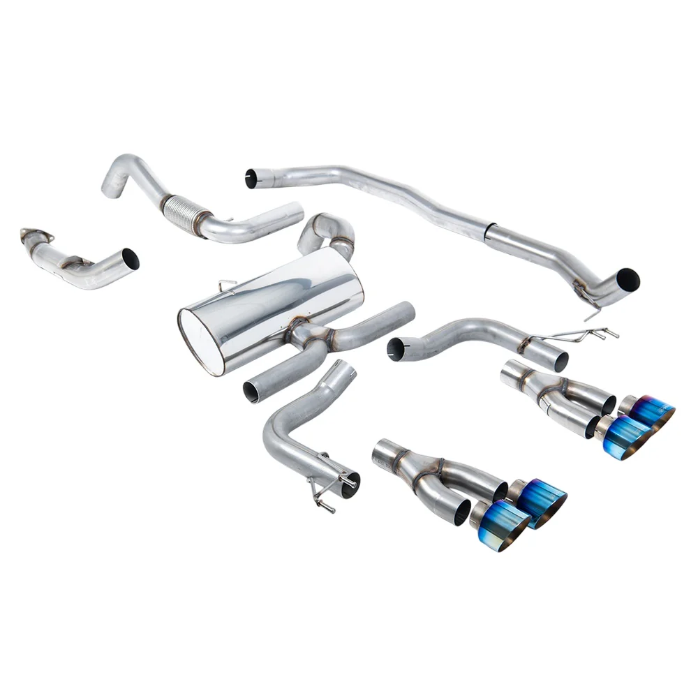 Milltek Cat Back Exhaust Honda / Acura Civic Type R FK2 Turbocharged 2.0 i-VTEC (RHD models only) 15-17 - Image 3