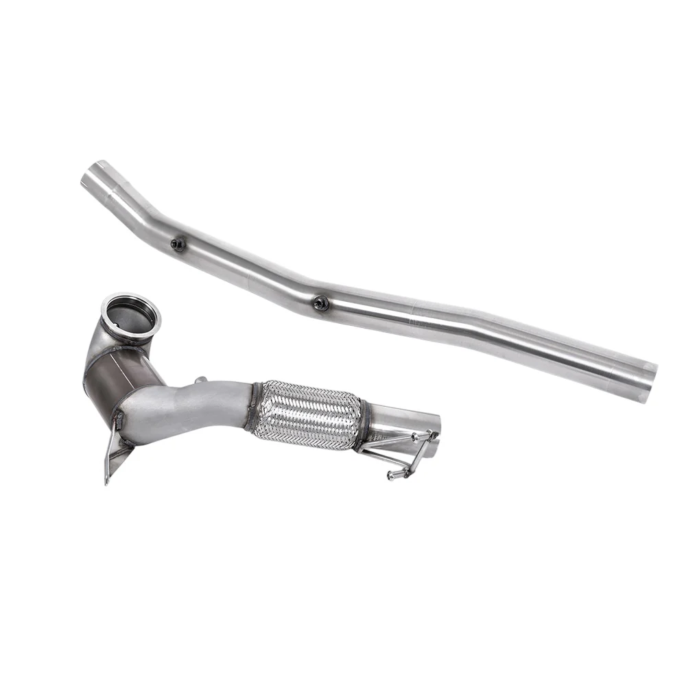 Milltek Large Bore Downpipe and Hi-Flow Sports Cat Exhaust Audi S3 2.0 TFSi Quattro Saloon / Sedan 310PS 8Y (North American / Non-OPF Models Only) 22-25 - Image 4