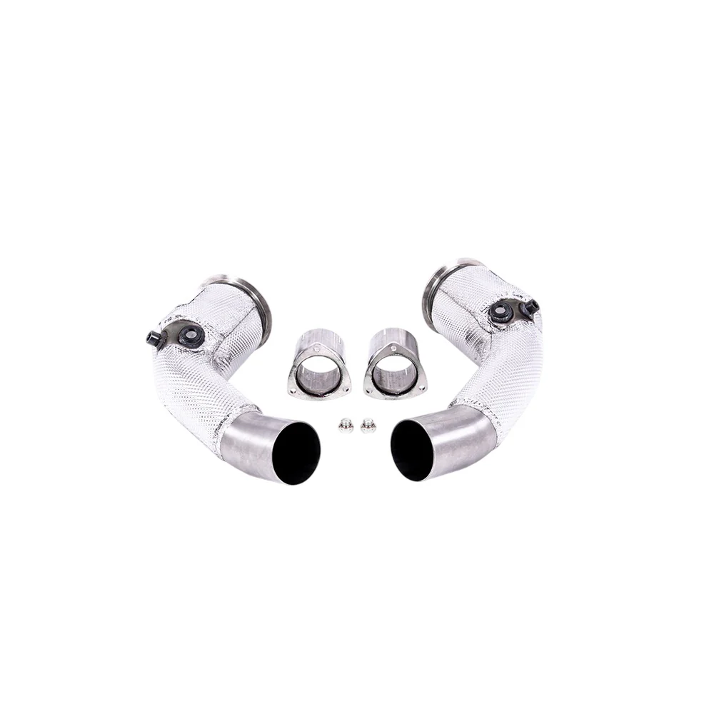 Milltek Large-bore Downpipes and Cat Bypass Pipes Exhaust Audi S8 D5 4.0 TFSi V8 Saloon / Sedan Standard Wheel Base (Non OPF/GPF US/ROW Models) 20-25 - Image 2