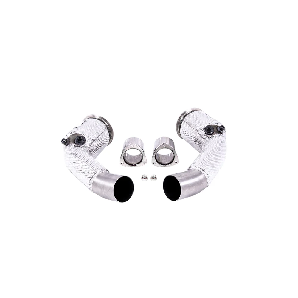 Milltek Large Bore Downpipes and Hi-Flow Sports Cats Exhaust Audi S8 D5 4.0 TFSi V8 Saloon / Sedan Long Wheel Base (Non OPF/GPF US/ROW Models) 20-25 - Image 2