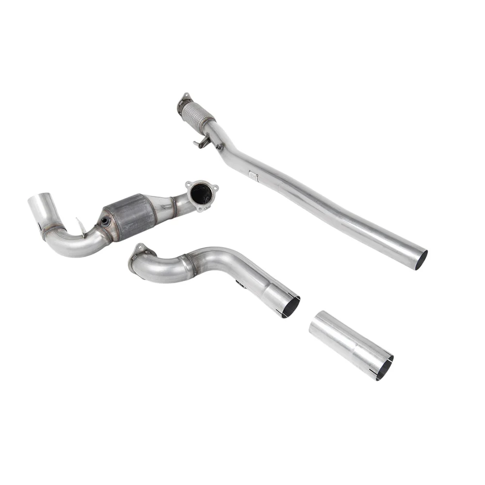 Milltek Large Bore Downpipe and Hi-Flow Sports Cat Exhaust Mercedes A-Class A35 AMG 2.0 Turbo (W177 Hatch Only OPF/GPF Models) 19-25 - Image 2
