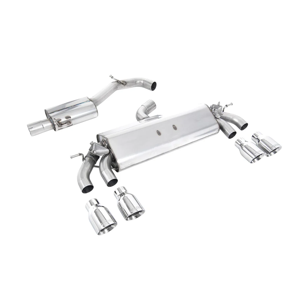 Milltek Cat Back Exhaust Volkswagen Golf Mk7.5 R 2.0 TSI 300PS (GPF Equipped Models Only) 76mm and EC Approved Systems 19-20 - Image 3
