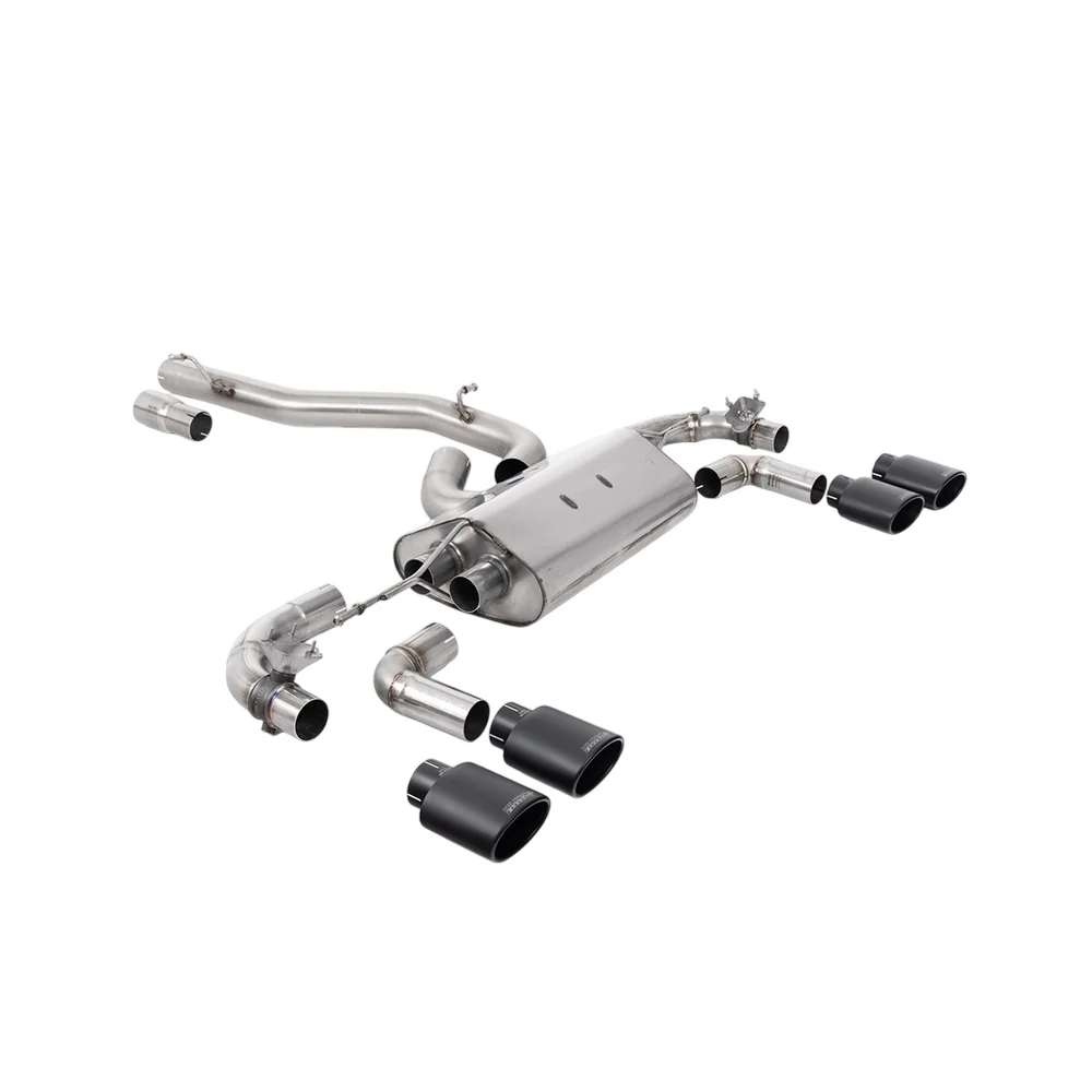 Milltek Cat Back Exhaust Volkswagen Golf Mk7.5 R 2.0 TSI 300PS (GPF Equipped Models Only) 80mm Race Systems 19-22 - Image 2