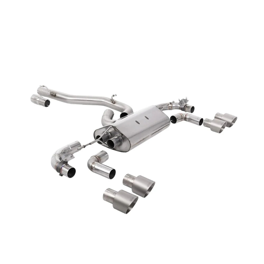 Milltek Cat Back Exhaust Volkswagen Golf Mk7.5 R 2.0 TSI 300PS (GPF Equipped Models Only) 80mm Race Systems 19-22 - Image 5