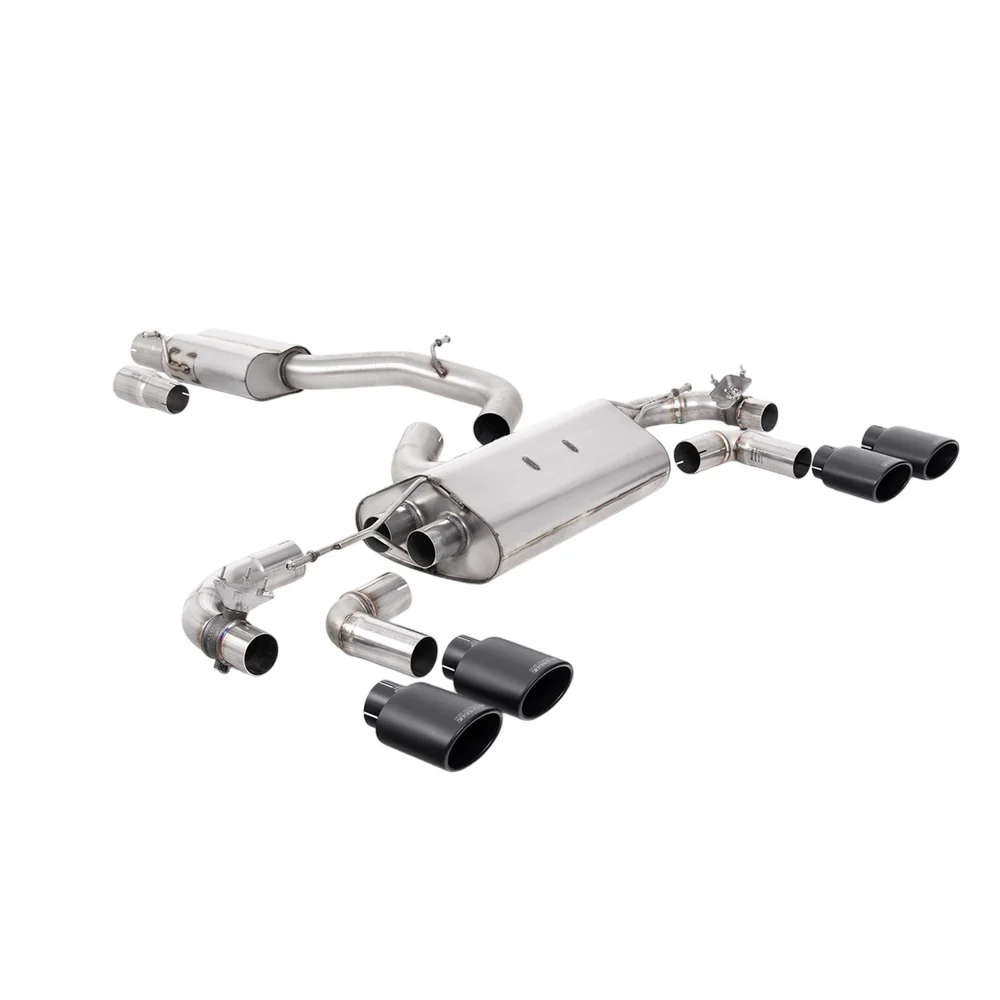 Milltek Cat Back Exhaust Volkswagen Golf Mk7.5 R 2.0 TSI 300PS (GPF Equipped Models Only) 80mm Race Systems 19-22 - Image 9
