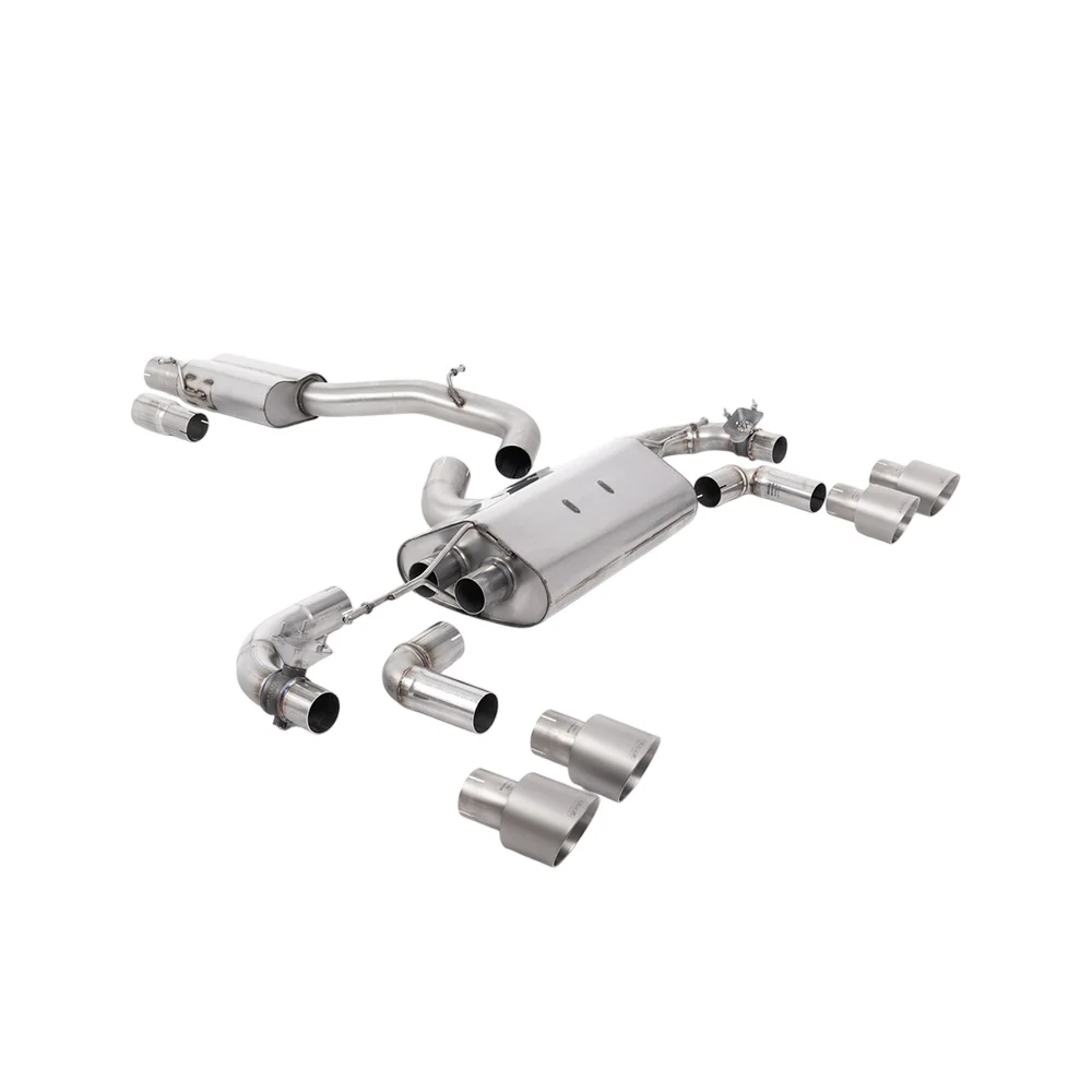 Milltek Cat Back Exhaust Volkswagen Golf Mk7.5 R 2.0 TSI 310PS (Non-GPF Equipped Models Only) 80mm Race Systems 17-21 - Image 3