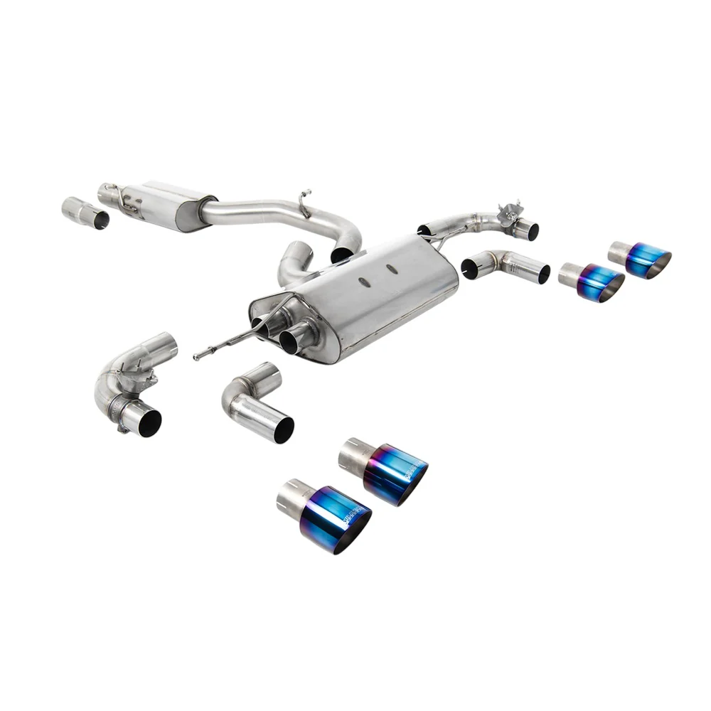 Milltek Cat Back Exhaust Volkswagen Golf Mk7.5 R 2.0 TSI 310PS (Non-GPF Equipped Models Only) 80mm Race Systems 17-21 - Image 4
