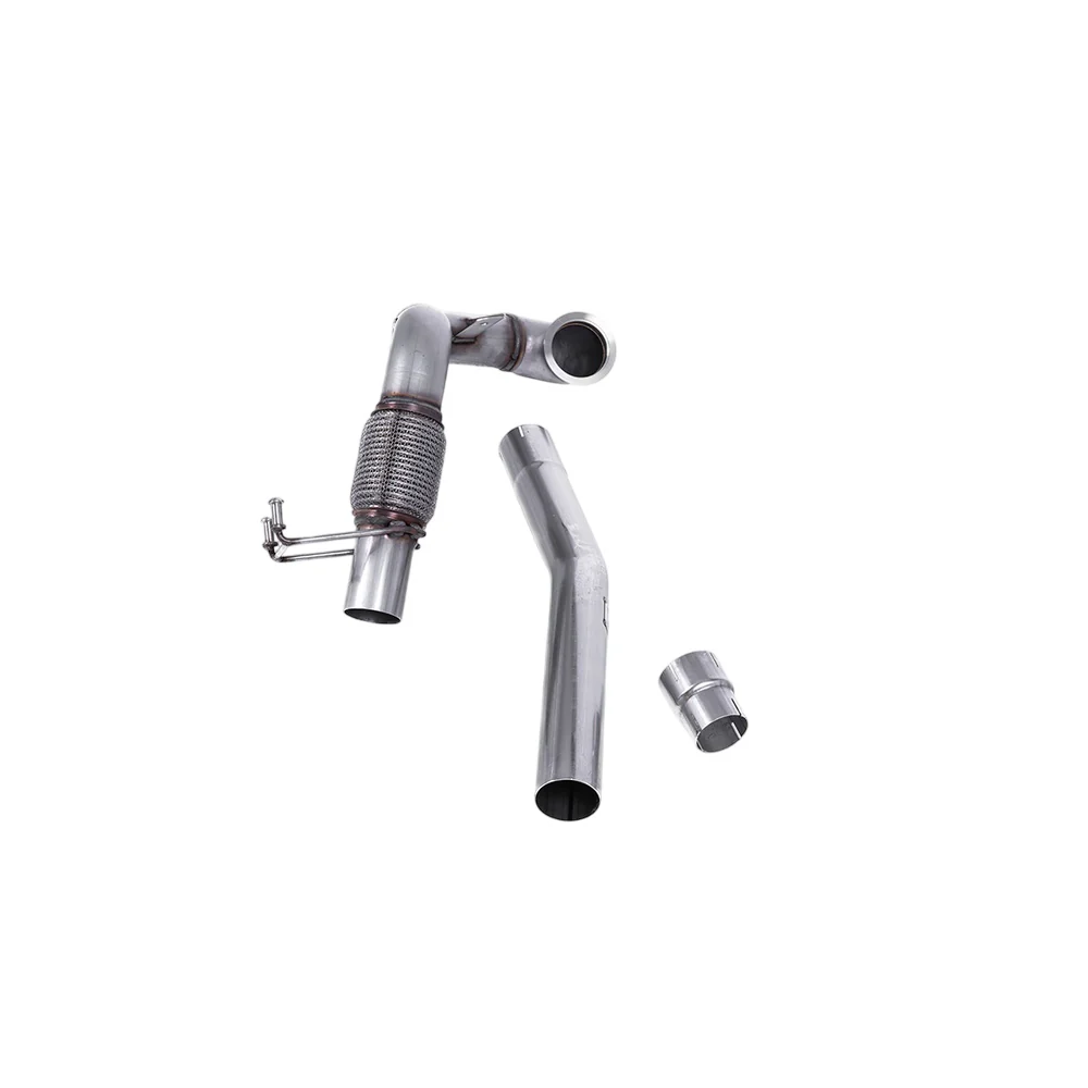 Milltek Large-bore Downpipe and De-cat Exhaust Volkswagen Polo GTI 2.0 TSI (AW 5-Door) Non GPF/OPF Models Only 18-19 - Image 2