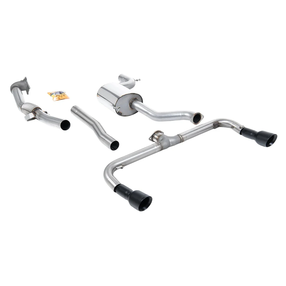 Milltek Turbo-back excluding Hi-Flow Sports Cat Exhaust Volkswagen Scirocco R 09-16