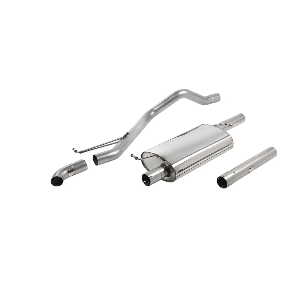 Milltek Cat Back Exhaust Volkswagen Transporter \ Caravelle T5 LWB 1.9 TDi (85ps and 104ps) 2WD and 4MOTION 03-09 - Image 3