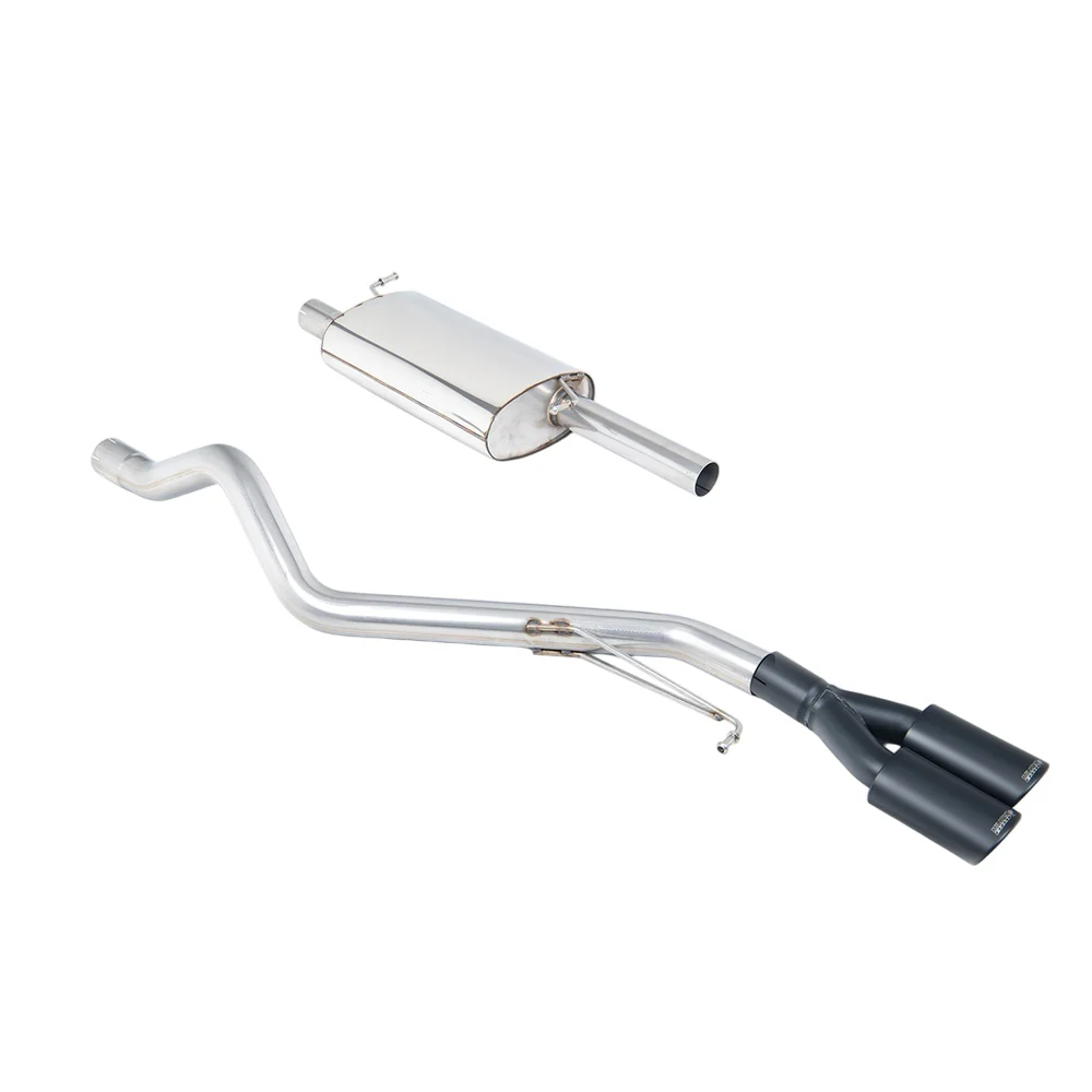 Milltek Cat Back Exhaust Volkswagen Transporter \ Caravelle T5 SWB 1.9 TDi (85ps and 104ps) 2WD and 4MOTION 03-09 - Image 3