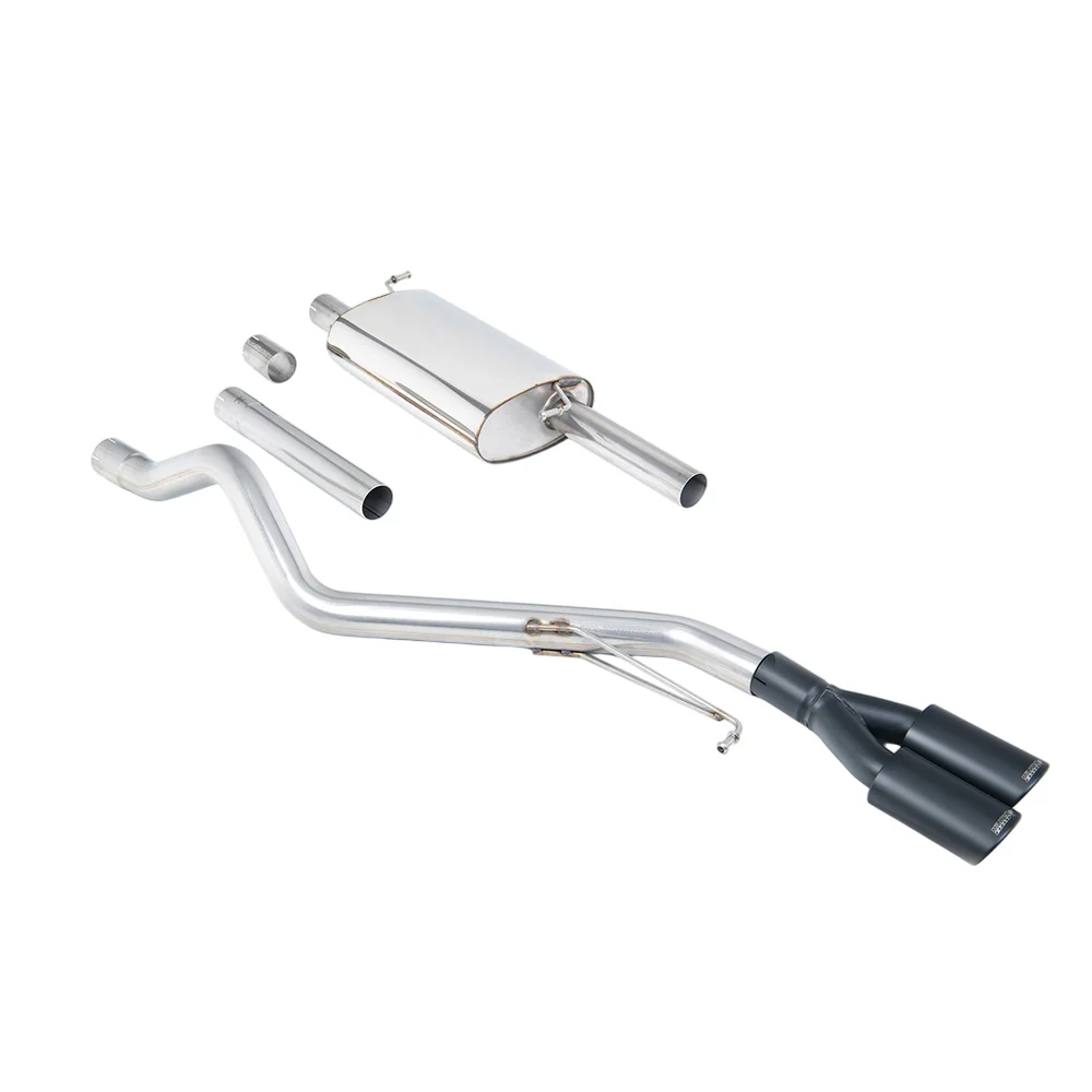 Milltek Cat Back Exhaust Volkswagen Transporter \ Caravelle T6 LWB 150PS and 204PS 2.0 TSI (Petrol) 2WD 17-25